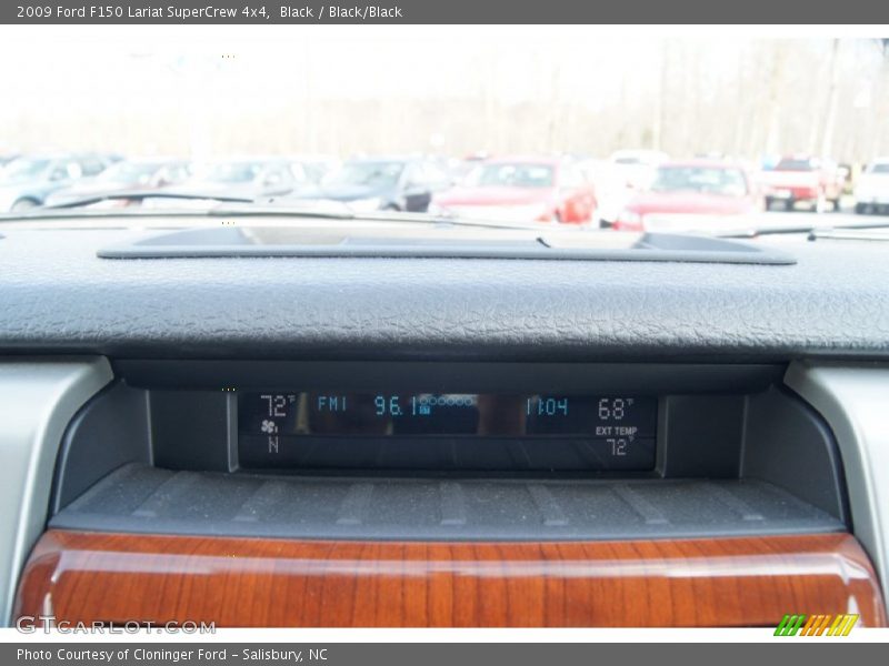 Black / Black/Black 2009 Ford F150 Lariat SuperCrew 4x4