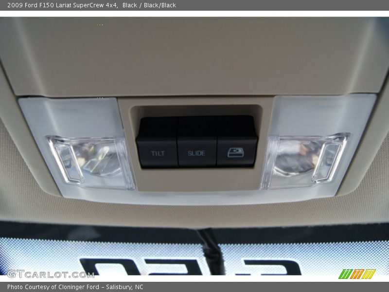 Black / Black/Black 2009 Ford F150 Lariat SuperCrew 4x4