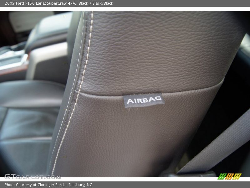 Black / Black/Black 2009 Ford F150 Lariat SuperCrew 4x4