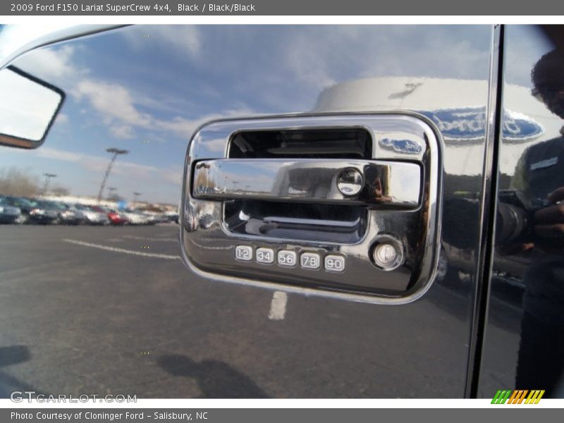 Black / Black/Black 2009 Ford F150 Lariat SuperCrew 4x4
