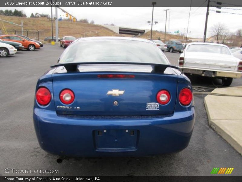 Arrival Blue Metallic / Gray 2005 Chevrolet Cobalt LS Coupe