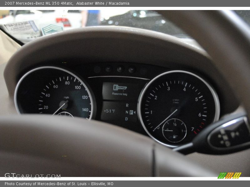 Alabaster White / Macadamia 2007 Mercedes-Benz ML 350 4Matic
