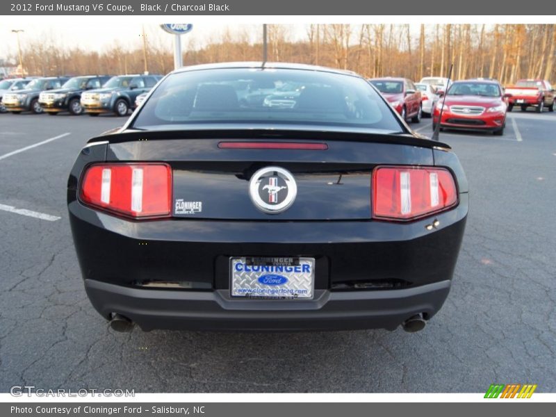 Black / Charcoal Black 2012 Ford Mustang V6 Coupe