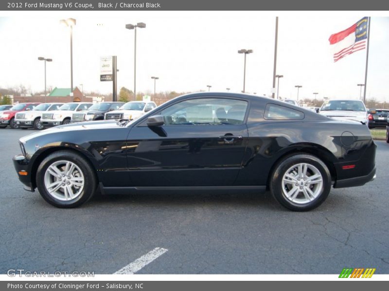 Black / Charcoal Black 2012 Ford Mustang V6 Coupe