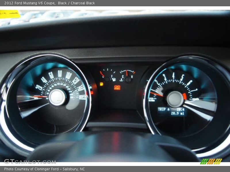 Black / Charcoal Black 2012 Ford Mustang V6 Coupe
