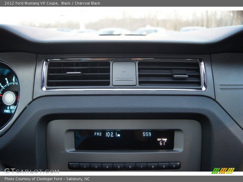 Black / Charcoal Black 2012 Ford Mustang V6 Coupe