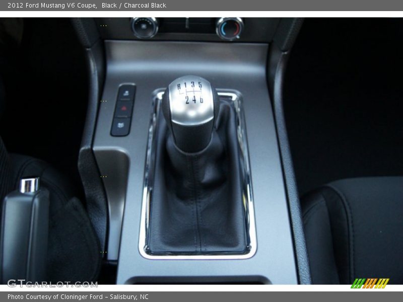 Black / Charcoal Black 2012 Ford Mustang V6 Coupe