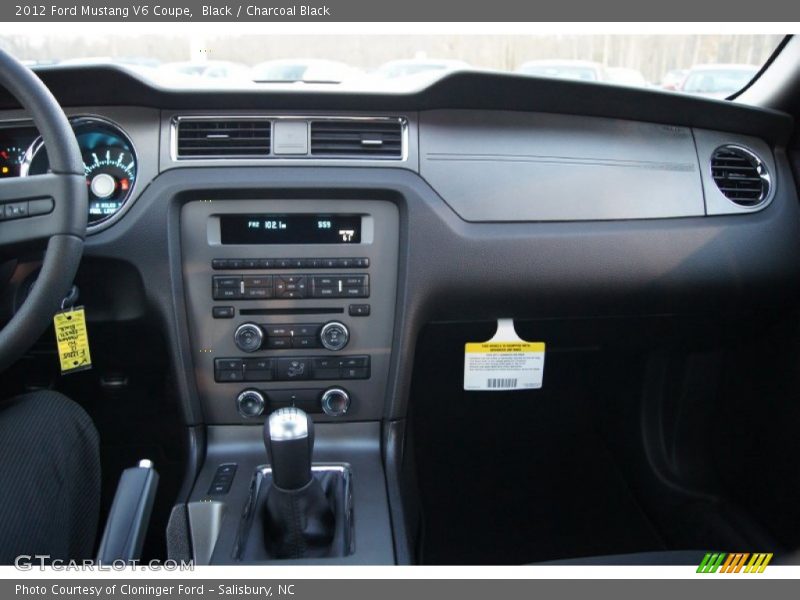 Black / Charcoal Black 2012 Ford Mustang V6 Coupe