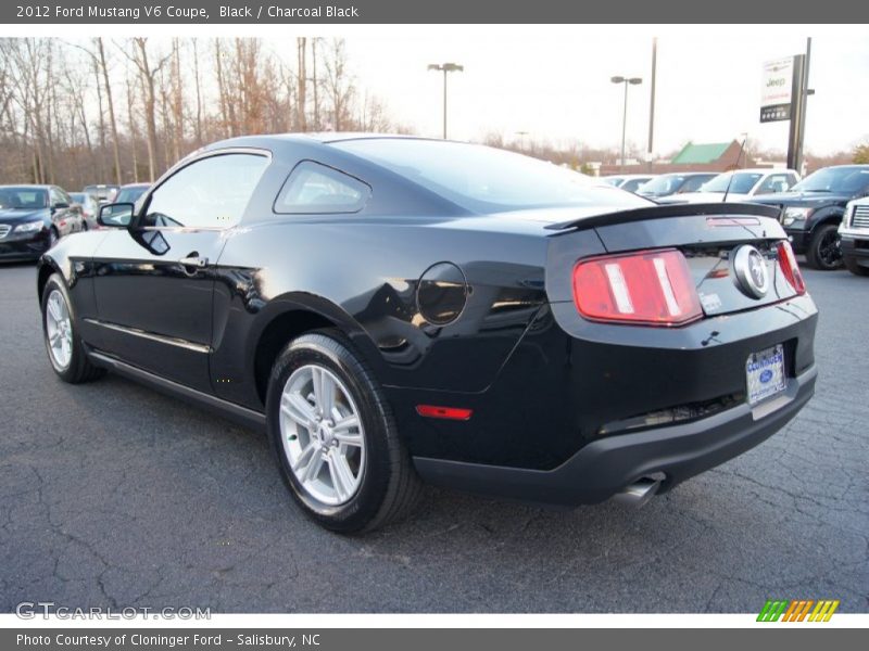 Black / Charcoal Black 2012 Ford Mustang V6 Coupe