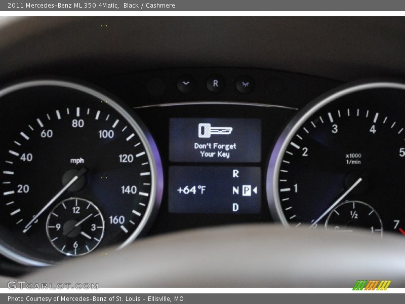Black / Cashmere 2011 Mercedes-Benz ML 350 4Matic