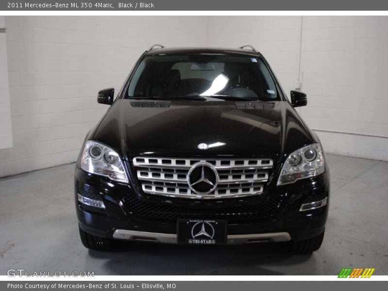 Black / Black 2011 Mercedes-Benz ML 350 4Matic
