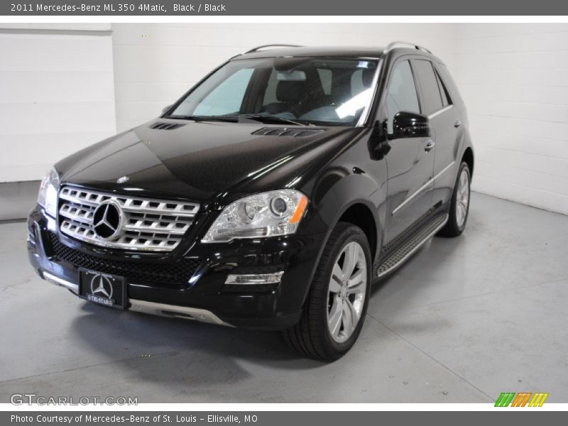 Black / Black 2011 Mercedes-Benz ML 350 4Matic