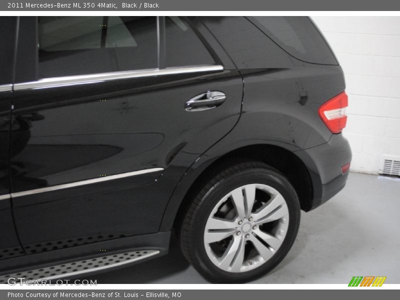 Black / Black 2011 Mercedes-Benz ML 350 4Matic