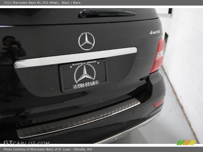Black / Black 2011 Mercedes-Benz ML 350 4Matic