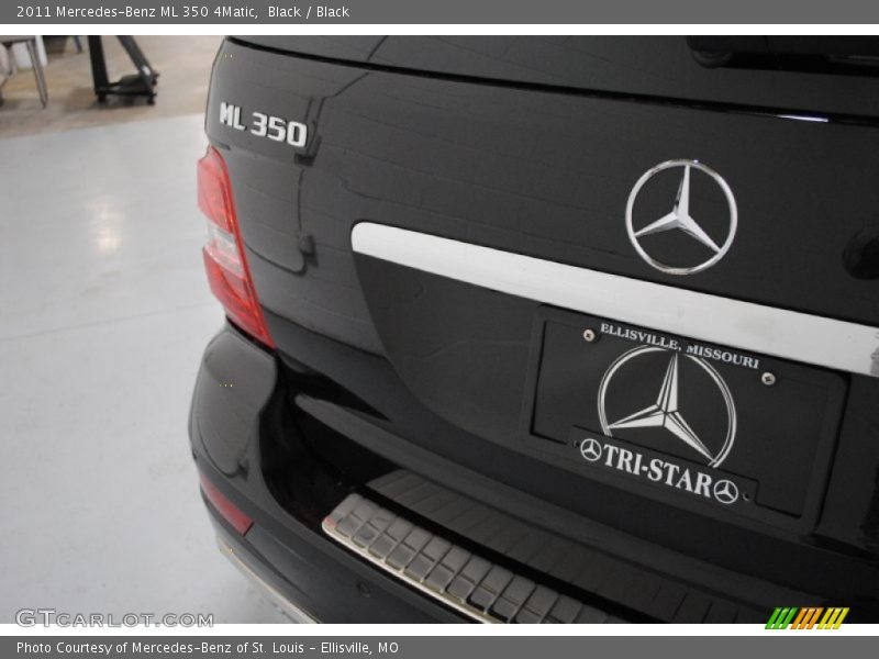 Black / Black 2011 Mercedes-Benz ML 350 4Matic