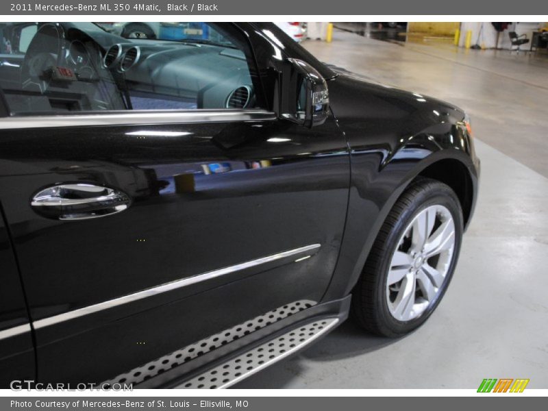 Black / Black 2011 Mercedes-Benz ML 350 4Matic