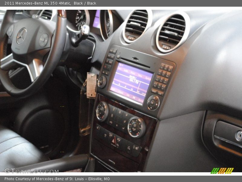 Black / Black 2011 Mercedes-Benz ML 350 4Matic