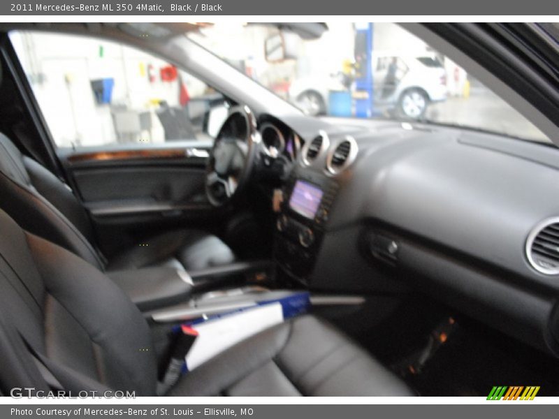 Black / Black 2011 Mercedes-Benz ML 350 4Matic