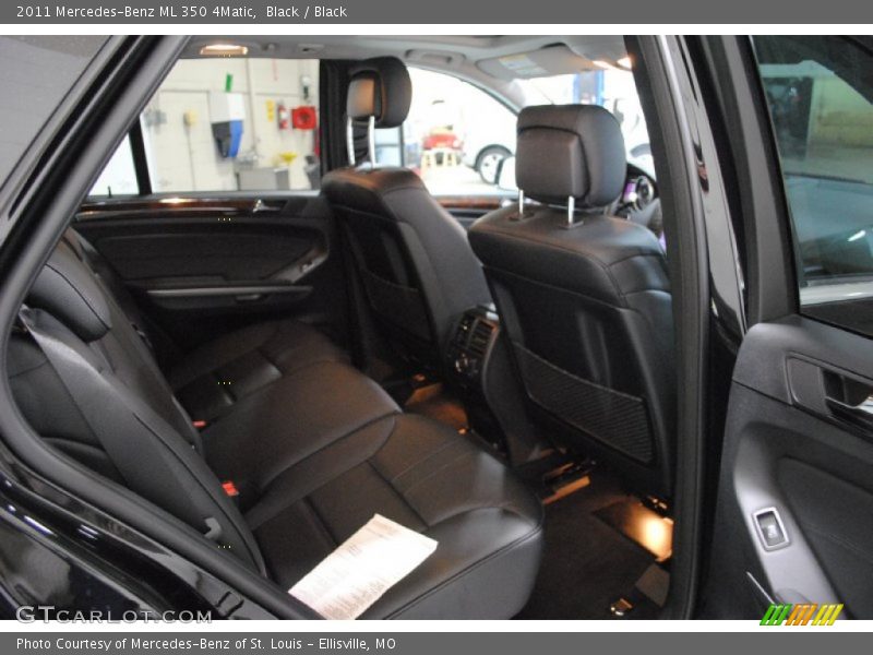 Black / Black 2011 Mercedes-Benz ML 350 4Matic