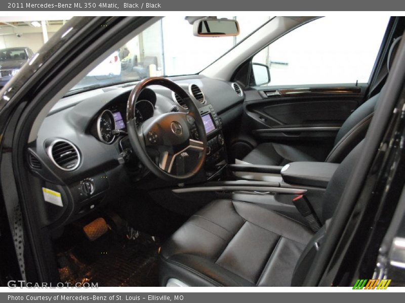 Black / Black 2011 Mercedes-Benz ML 350 4Matic