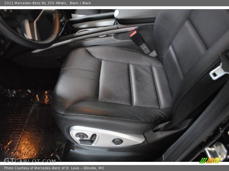 Black / Black 2011 Mercedes-Benz ML 350 4Matic