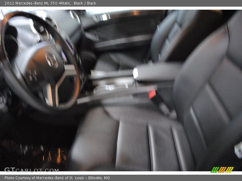 Black / Black 2011 Mercedes-Benz ML 350 4Matic