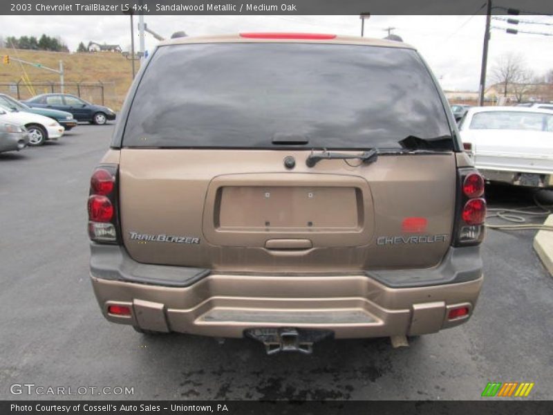 Sandalwood Metallic / Medium Oak 2003 Chevrolet TrailBlazer LS 4x4
