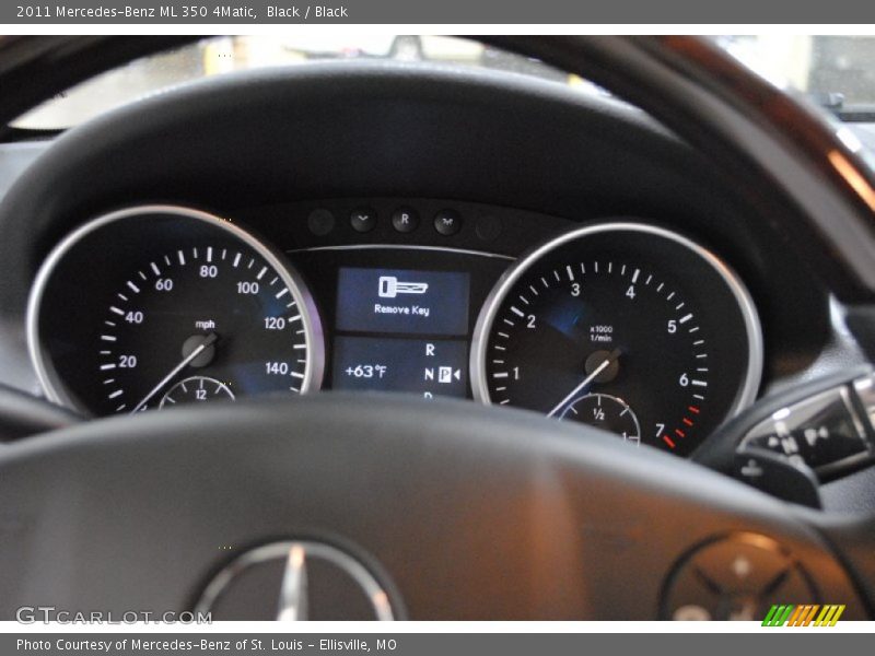 Black / Black 2011 Mercedes-Benz ML 350 4Matic