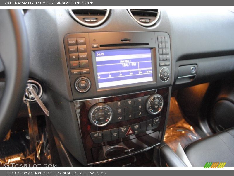 Black / Black 2011 Mercedes-Benz ML 350 4Matic