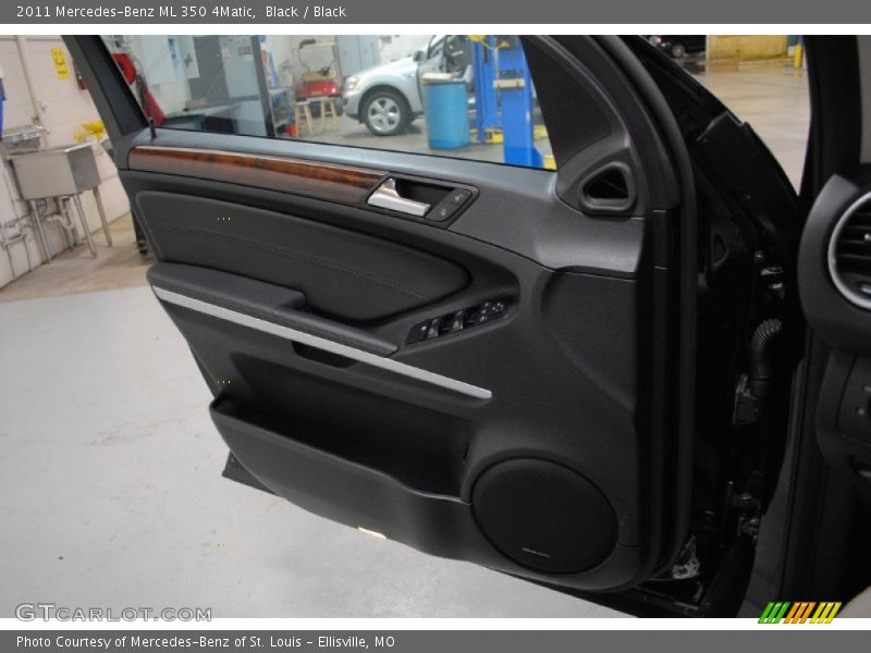 Black / Black 2011 Mercedes-Benz ML 350 4Matic