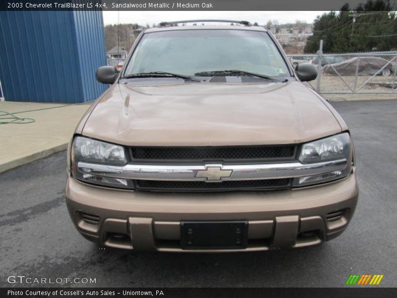 Sandalwood Metallic / Medium Oak 2003 Chevrolet TrailBlazer LS 4x4
