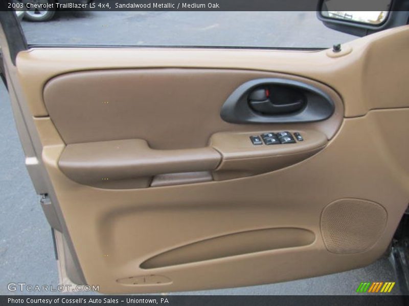 Sandalwood Metallic / Medium Oak 2003 Chevrolet TrailBlazer LS 4x4