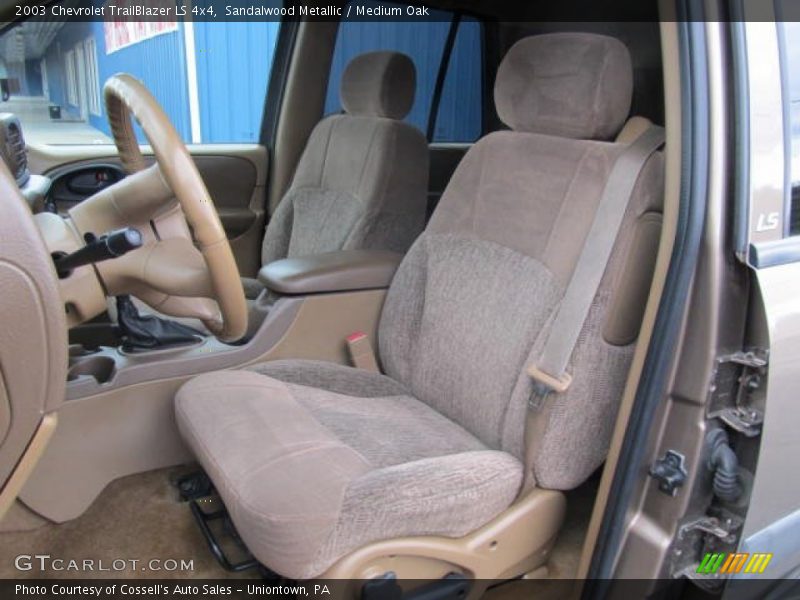 Sandalwood Metallic / Medium Oak 2003 Chevrolet TrailBlazer LS 4x4
