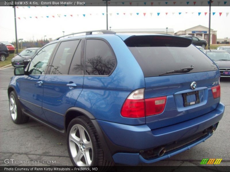 Estoril Blue Metallic / Black 2002 BMW X5 4.6is