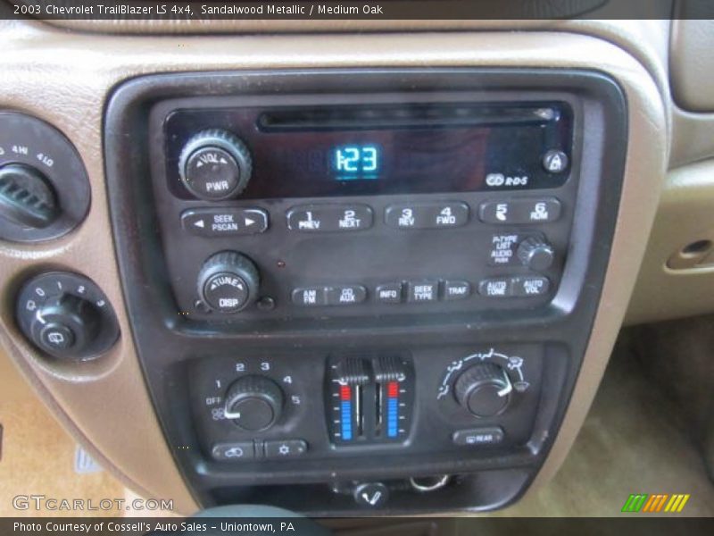 Sandalwood Metallic / Medium Oak 2003 Chevrolet TrailBlazer LS 4x4