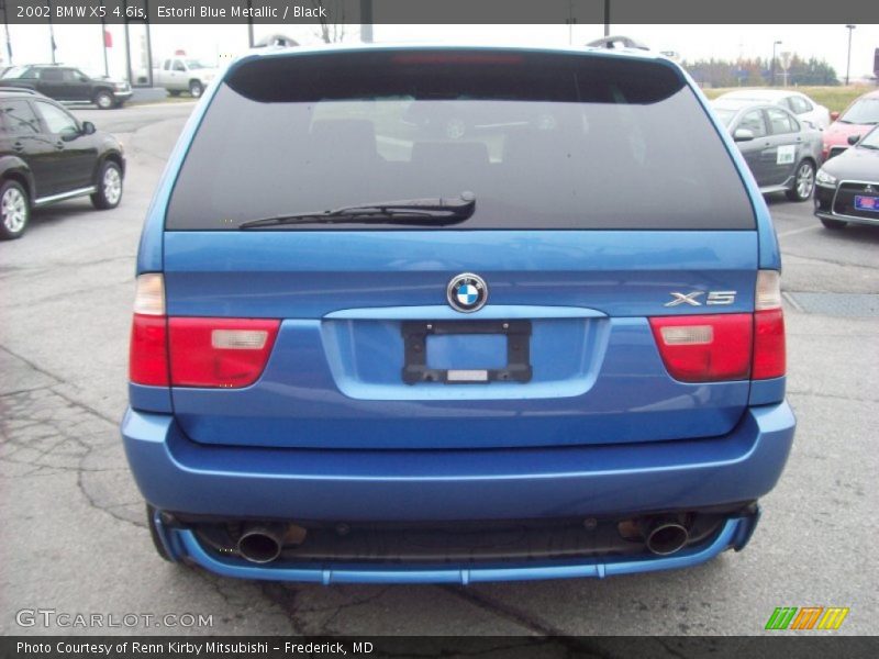 Estoril Blue Metallic / Black 2002 BMW X5 4.6is