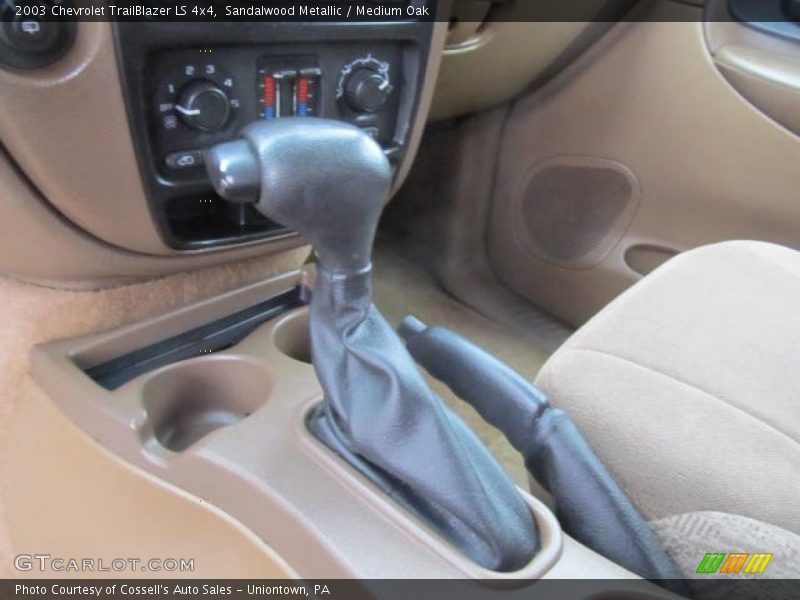 Sandalwood Metallic / Medium Oak 2003 Chevrolet TrailBlazer LS 4x4