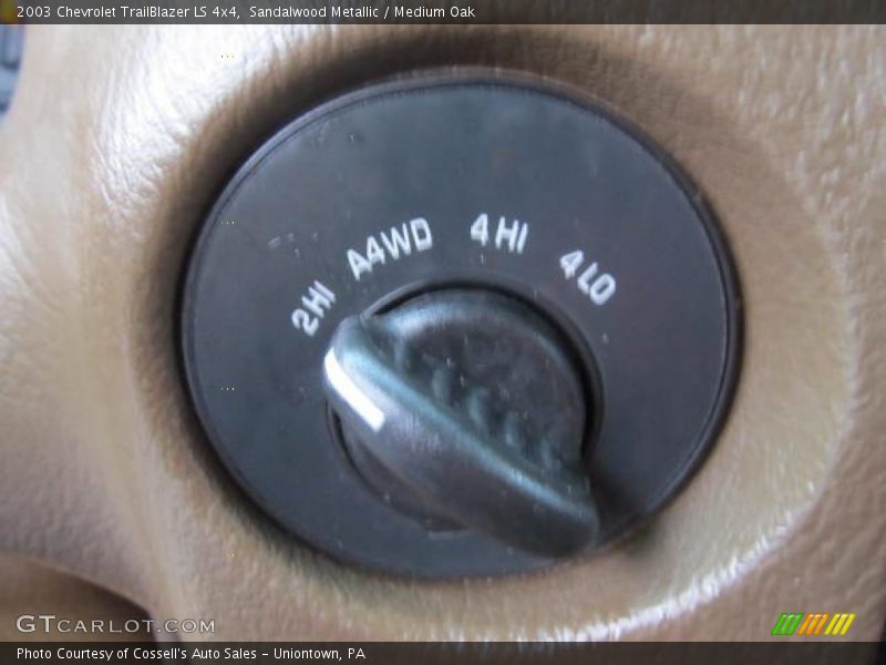 Sandalwood Metallic / Medium Oak 2003 Chevrolet TrailBlazer LS 4x4