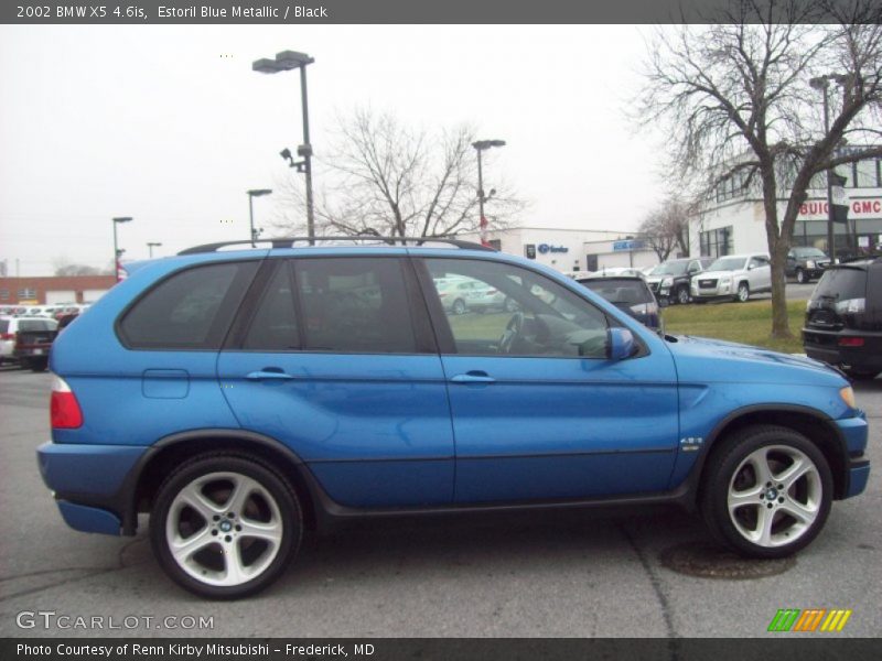 Estoril Blue Metallic / Black 2002 BMW X5 4.6is