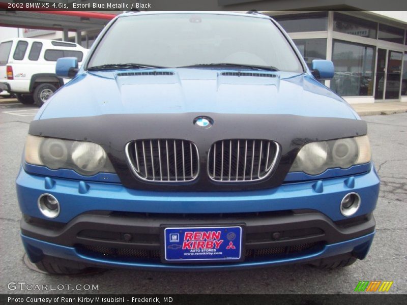 Estoril Blue Metallic / Black 2002 BMW X5 4.6is