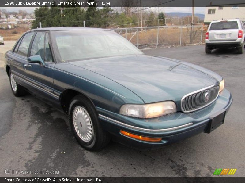 Emerald Green Pearl / Taupe 1998 Buick LeSabre Limited