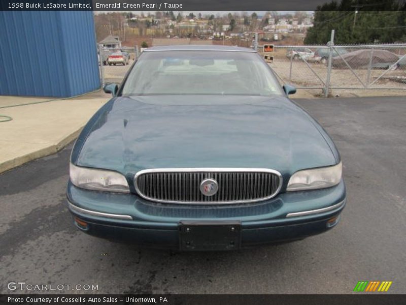 Emerald Green Pearl / Taupe 1998 Buick LeSabre Limited