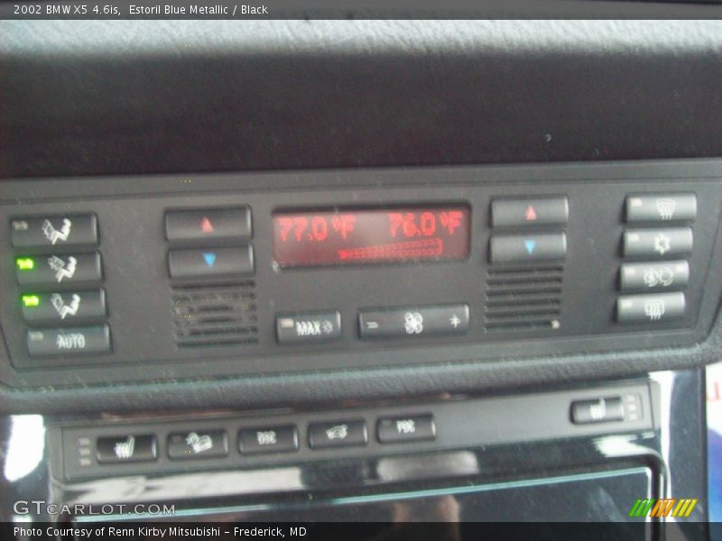 Estoril Blue Metallic / Black 2002 BMW X5 4.6is