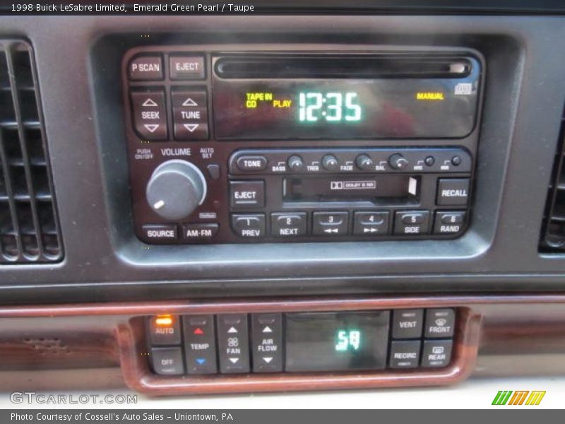 Emerald Green Pearl / Taupe 1998 Buick LeSabre Limited