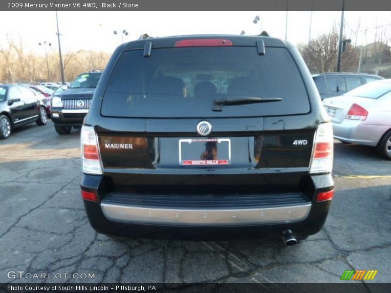 Black / Stone 2009 Mercury Mariner V6 4WD