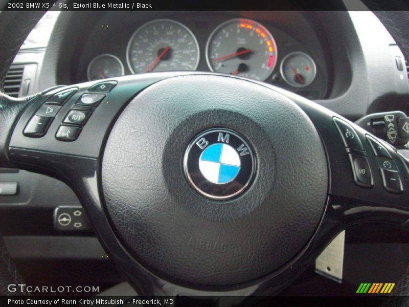 Estoril Blue Metallic / Black 2002 BMW X5 4.6is