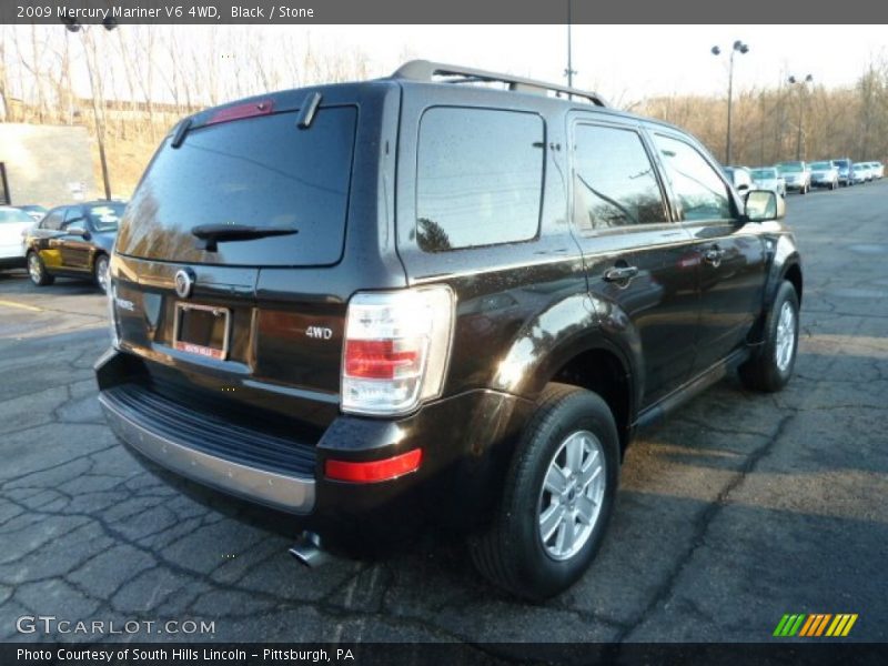 Black / Stone 2009 Mercury Mariner V6 4WD