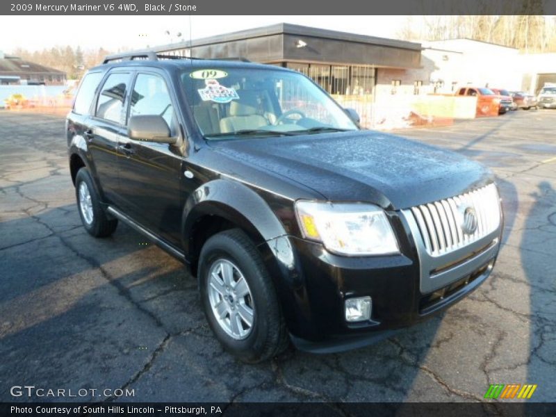 Black / Stone 2009 Mercury Mariner V6 4WD