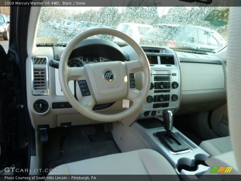 Black / Stone 2009 Mercury Mariner V6 4WD