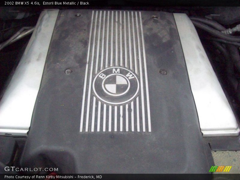 Estoril Blue Metallic / Black 2002 BMW X5 4.6is